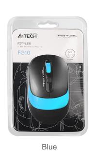 En Ucuz A4 Tech FG10 2000 DPI USB Optik Kablosuz Mavi Mouse